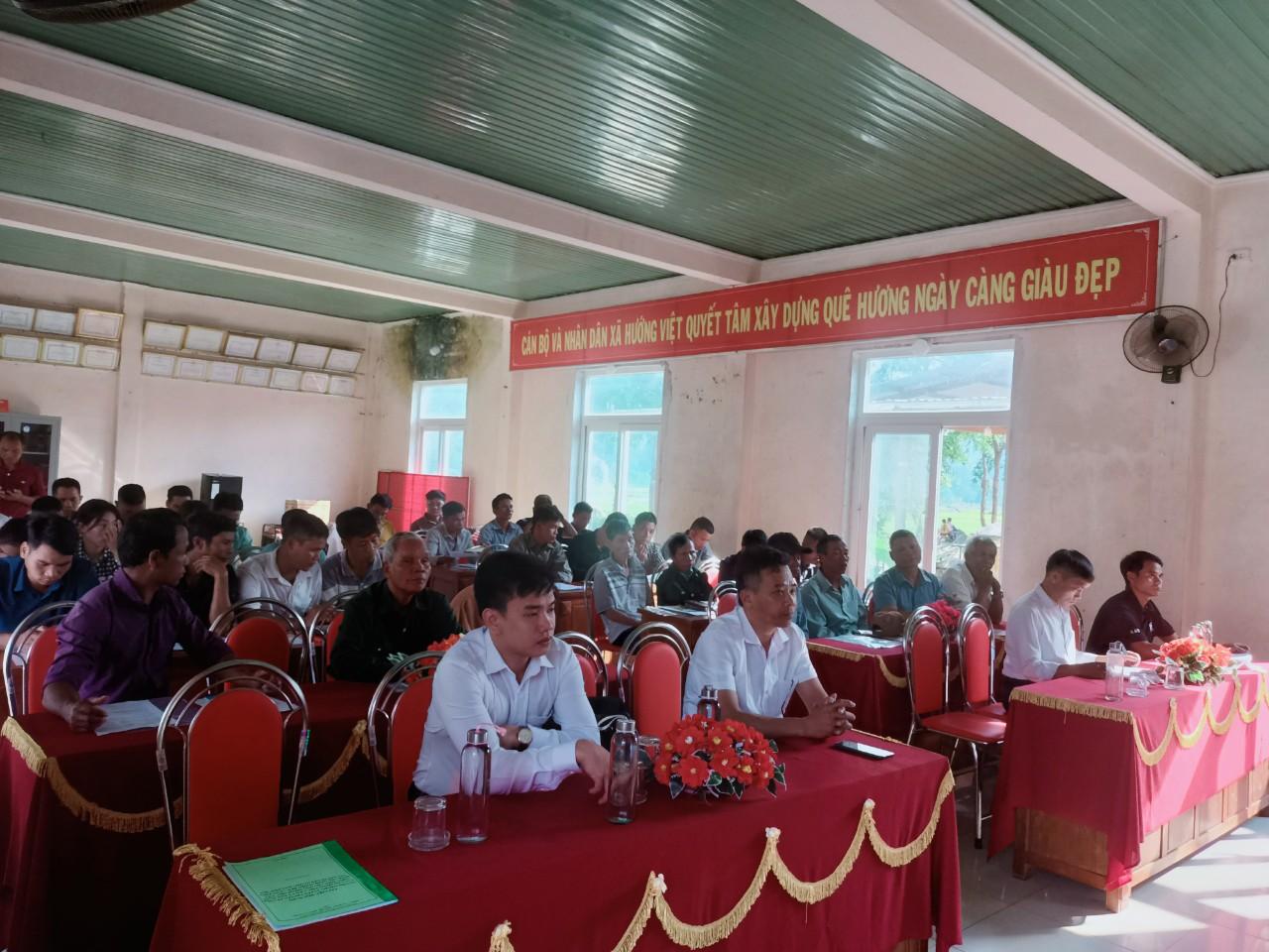 UBND xã Hướng Việt phối hợp với Phòng tư pháp huyện tổ chức Hội nghị triển khai phổ biến giáo dục...